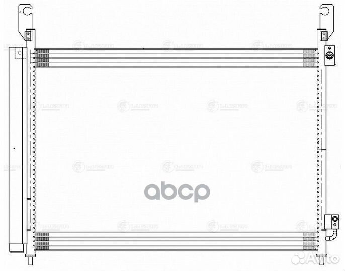 Конденсер renault koleos 08- 2.0D/2.5I M/A