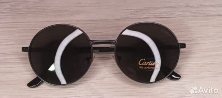 Очки солнцезащитные UV Cartier 8306 Чёрные новые