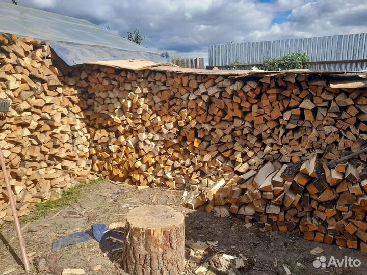 Дрова колотые береза ольха
