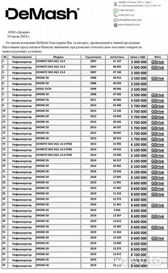 Полуприцеп рефрижератор Krone SD 24, 2018