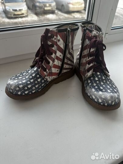 Ботинки Woopy демисезонные для девочки 30 размер