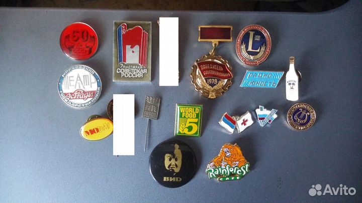 Значки ссср, зарубежье, современные