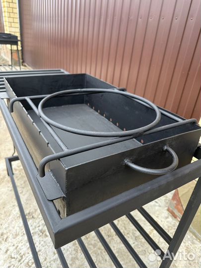 Мангал со съемной жаровней лофт 6 мм