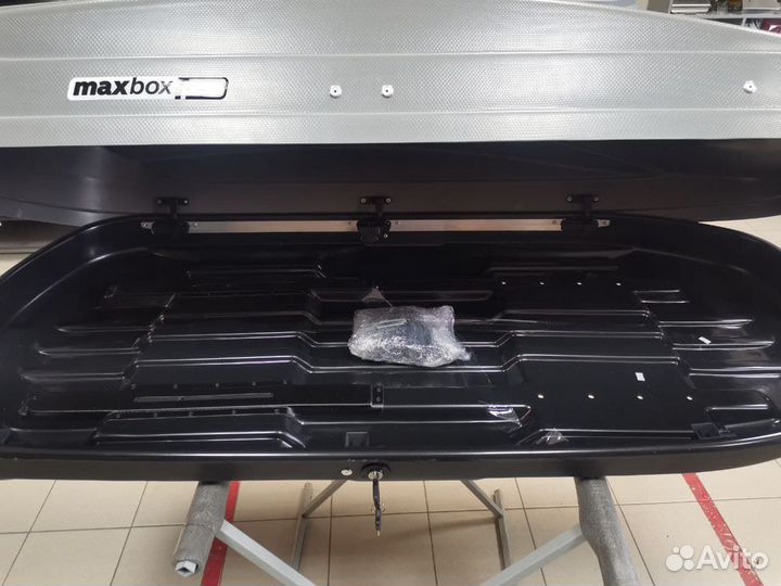 Автобокс MaxBox PRO 460 карбон серый