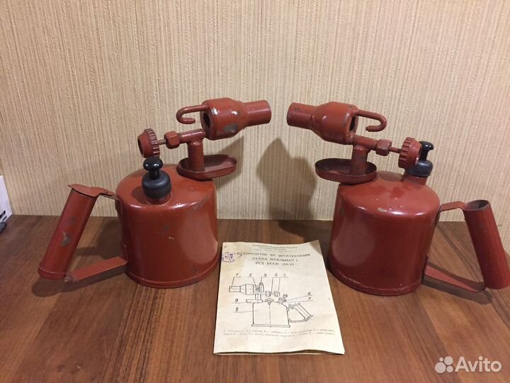 Лампа паяльная СССР