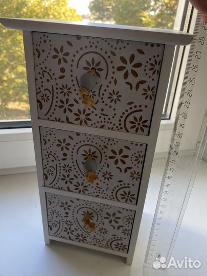 Шкатулка деревянная для хранения zara home