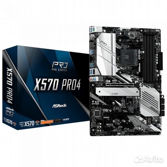 Материнская плата ASRock X570 PRO4