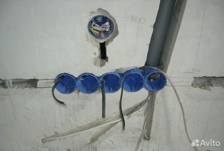 Штробление стен / Штробление / Проводка