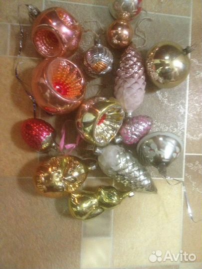 Ёлочные игрушки СССР 60 е года и 39г в коробке