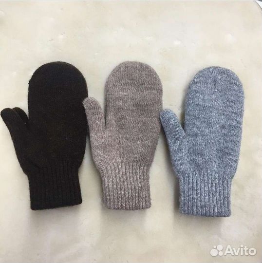Варежки и перчатки из шерсти
