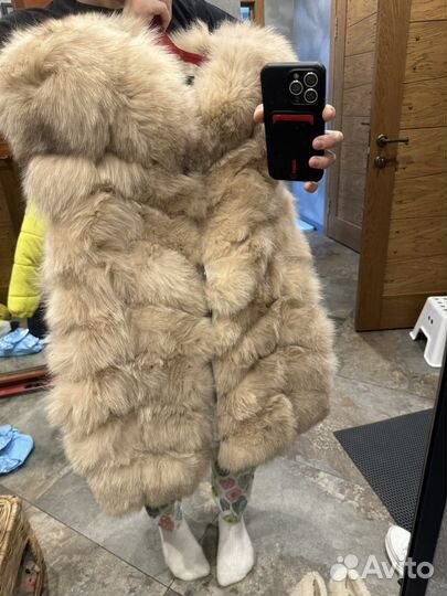 Жилетка из песца 44