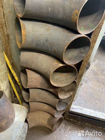 Отвод стальной ду 150 чёрный цинк