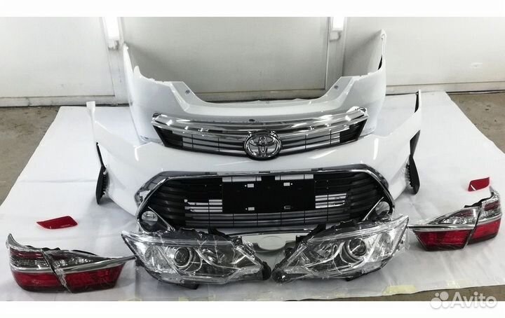 Camry 50 Комплект рестайлинга в Camry 55 X6KD3