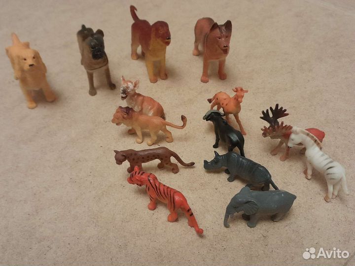 Коллекционные фигурки животных-16шт