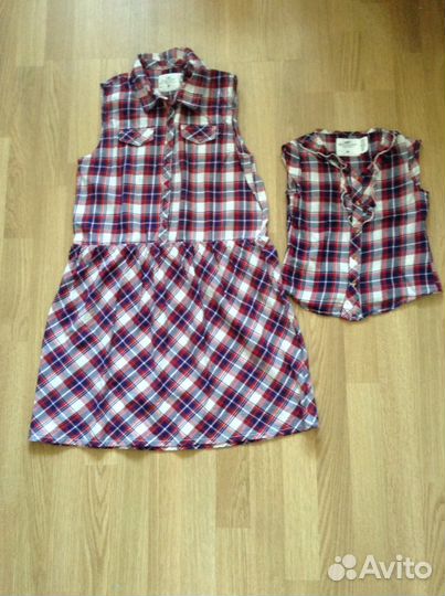 Family look для мамы и дочки блузки, платье, юбка