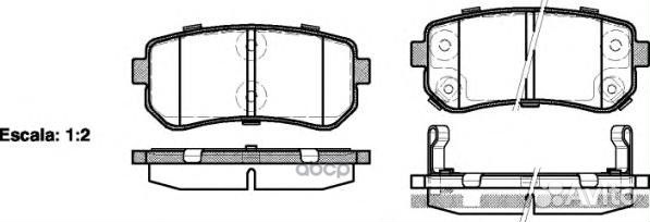 1209 02 FDB1956 583021GA00 колодки дисковые