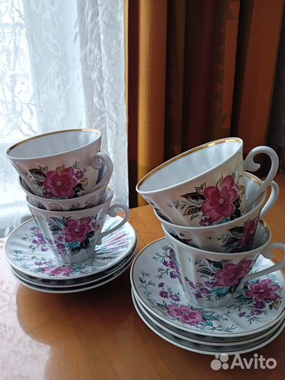 Чайный и кофейный сервизы СССР