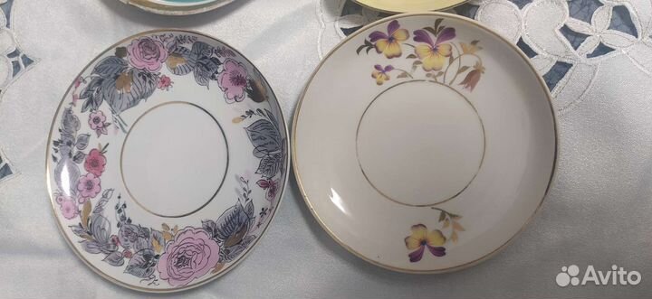 Чайные(кофейные) блюдца. лфз, гдр, Городница