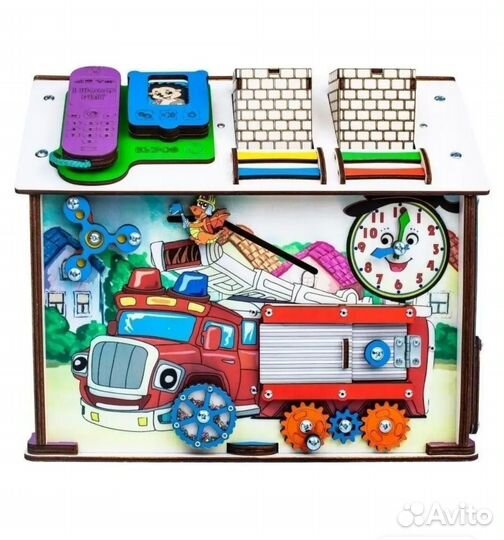 Бизиборд домик со светом