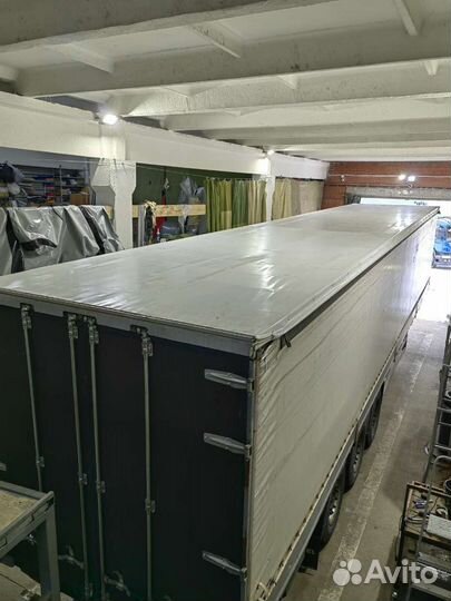 Тент сдвижной крыши полуприцепа