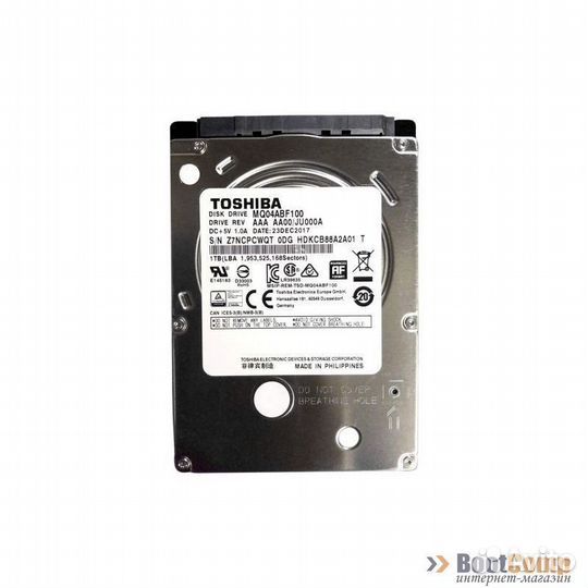 Жесткий диск для ноутбука 1000GB Toshiba MQ04ABF10