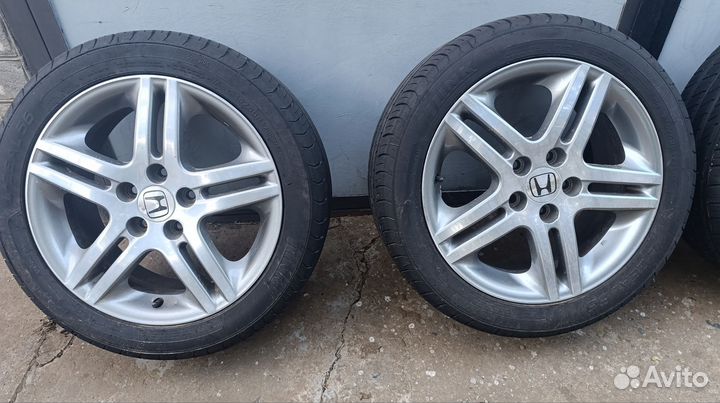 Литые диски r17 5x114 3 с резиной