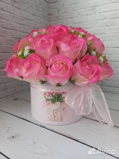 Букет из мыльных цветов