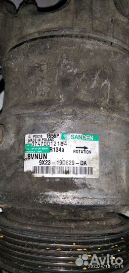 Компрессор кондиционера 9X23-19D629-DA Jaguar XF