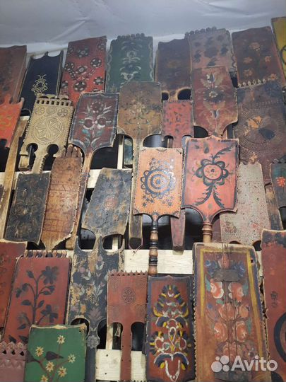 Прялки Резные и Расписные 19 век