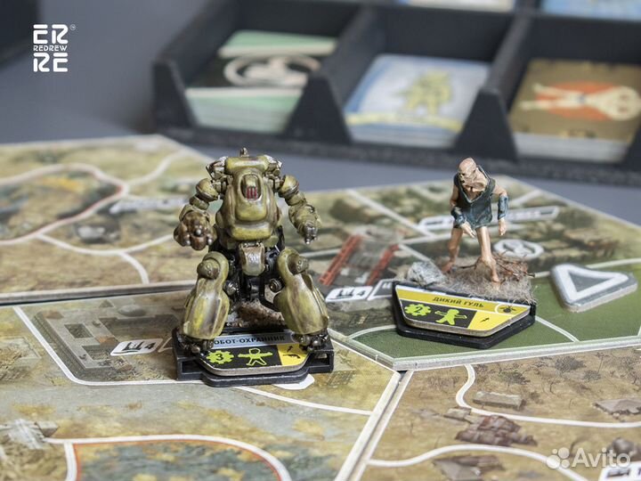 Миниатюры врагов для настольной игры Fallout