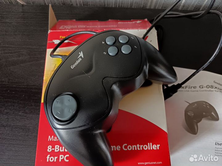 Джойстик, MaxFire G-08XU, USB, Genius
