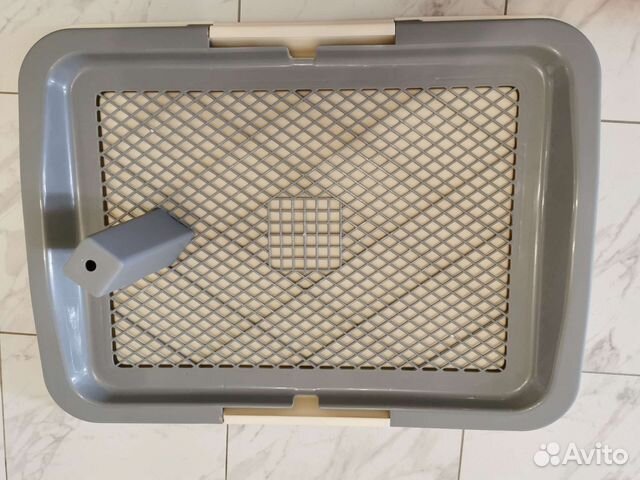 Туалет лоток со столбиком для собак. Новый