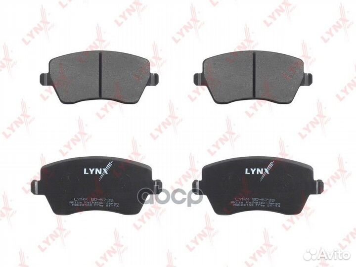 Колодки торм.renault duster/lada largus 10 BD