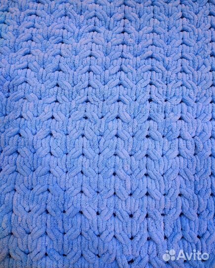 Плед детский вязаный ручная работа