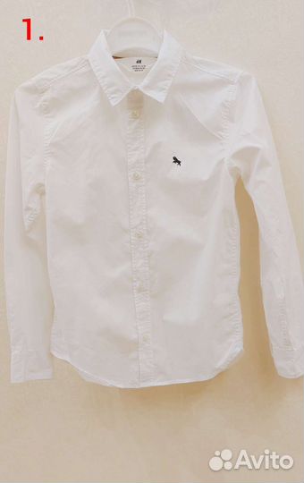 Рубашки детские для мальчика 2шт