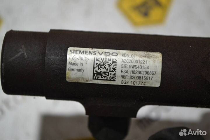 Рампа топливная с датчиком Renault