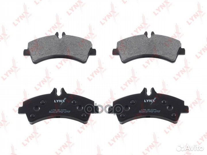 Колодки тормозные дисковые зад LCV BD5344 L