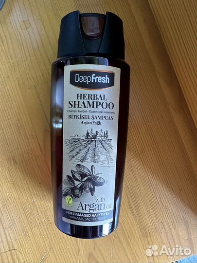 Травяной шампунь турецкий с аргановым маслом
