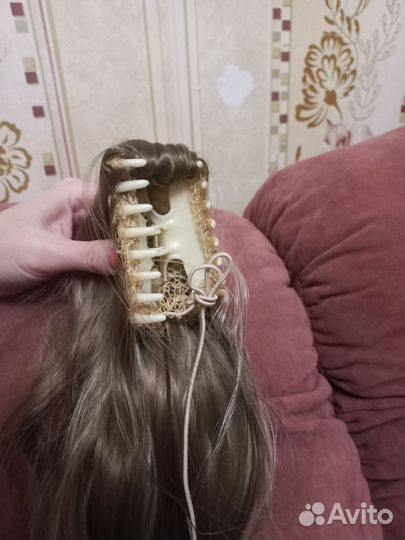 Хвост шиньон на крабе