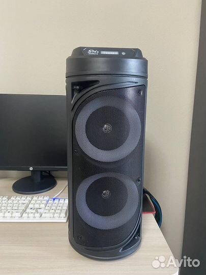 Беспроводная bluetooth колонка с подсветкой