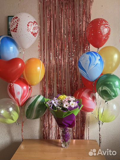 Воздушные шары с гелием шарики на праздник