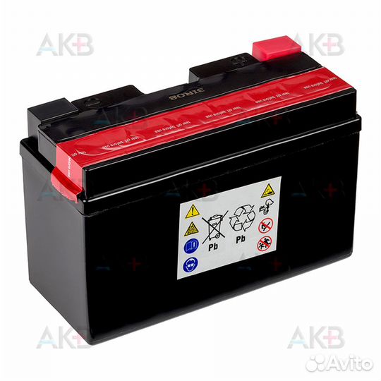 Аккумулятор для мопеда и скутера hard YT7B-BS 12V 8 Ah 110А (150x65x93) CT 1208 прям. пол. AGM сухоз