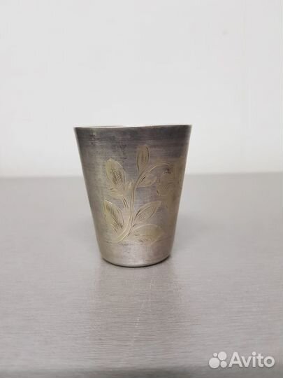 Стопка серебро 875 проба со звездой