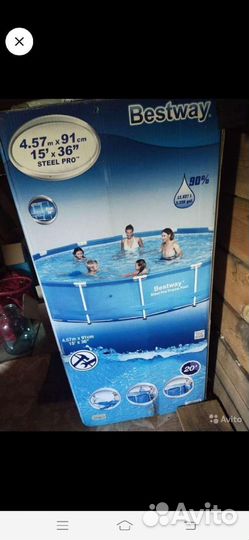 Каркасный бассейн новый