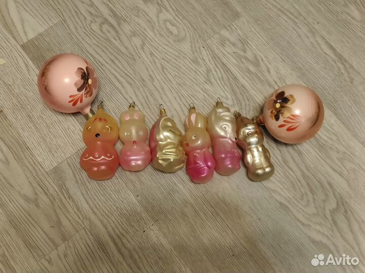Елочные игрушки СССР