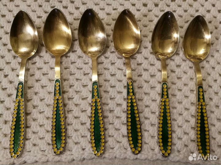 Винтажные ложки,серебро 916 пробы