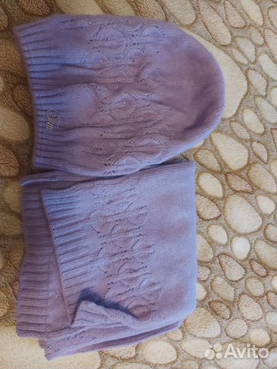 Комплект шапка и шарф