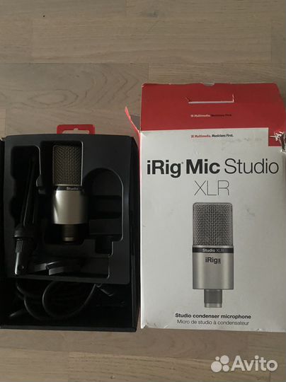 Микрофон студийный iRig Mic Studio XLR