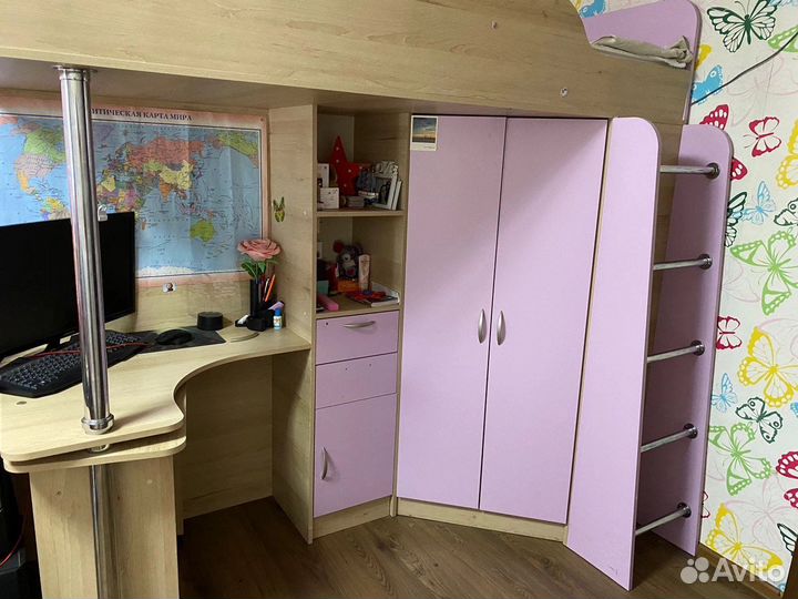 Кровать чердак