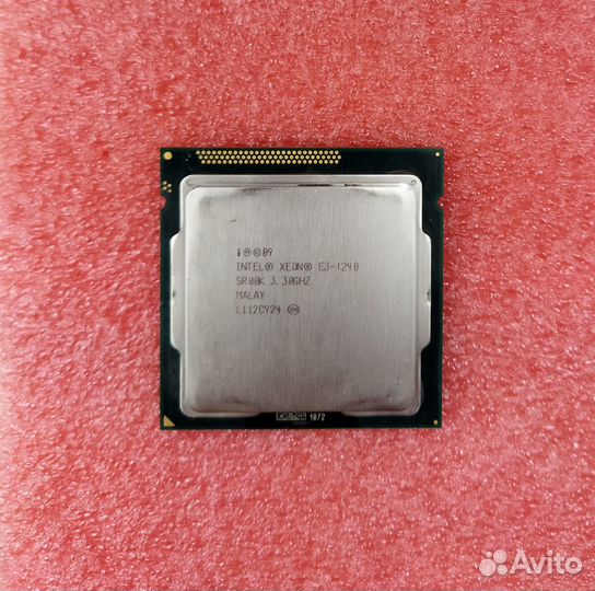 Процессор xeon e3 1240 lga 1155 аналог i7 2600